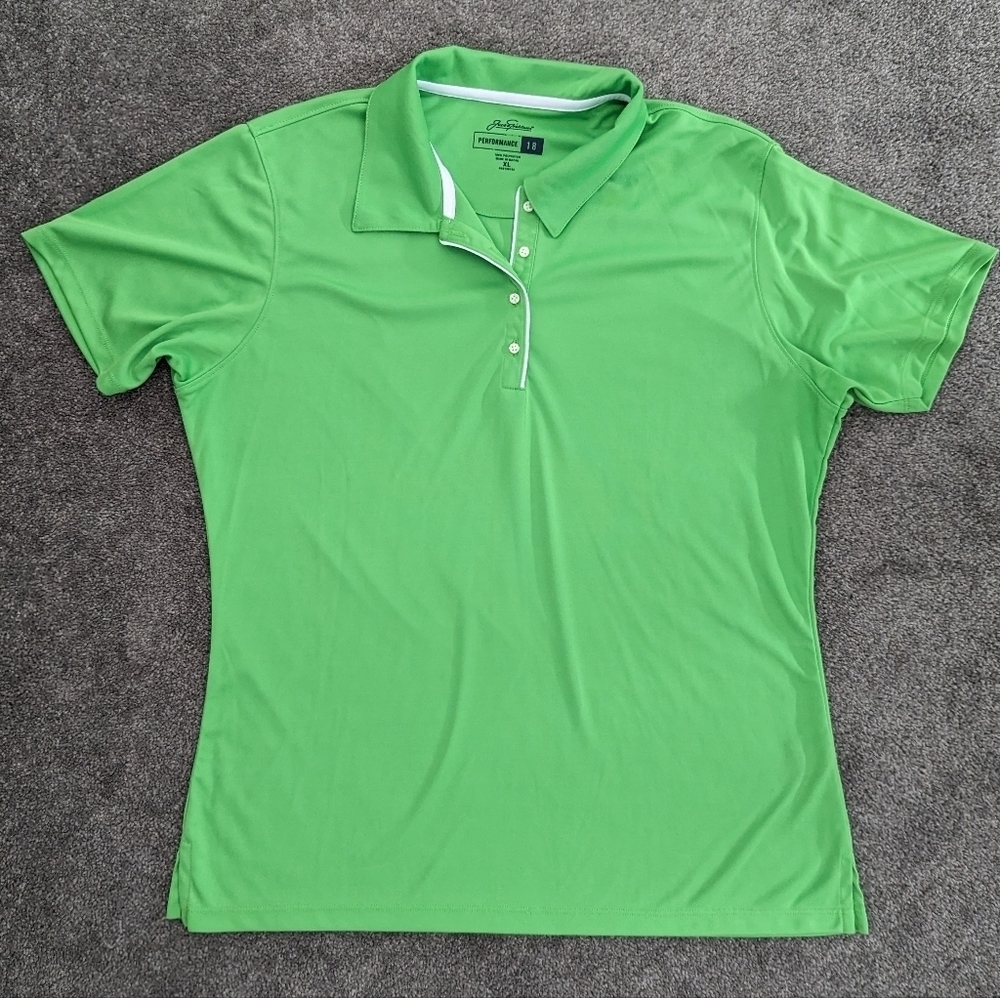 JACK Nicklaus Performance 18 Men's Golf Shirt Green size XLarge